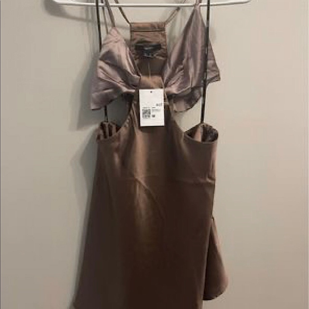 Forever 21 purple cutout dress